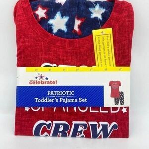 Toddler 3T Pajama Set Patriotic New